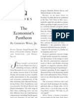 Charles Wolf Review of The Economist's Pantheon-Book Review-Grand Pursuit-The Story of Economic Genius