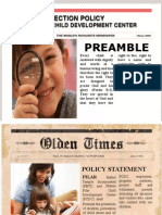 Preamble: Child Protection Policy