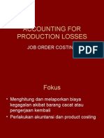 Accounting For Production Losses