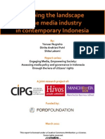 Mapping The Landscape of Media Industry in Contemporary Indonesia