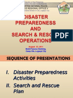 Disaster Preparedness & SARO