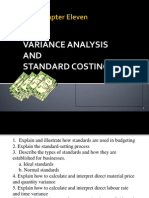 Variance Analysis AND Standard Costing