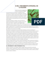 Dimensiones Del Crecimiento Integral de La Iglesia