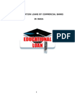 Education Loans by Commercial Banks in India