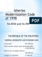 The Fisheries Modernization Code of 1998