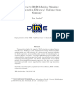 Do Cooperative R&D Subsidies Stimulate Regional Innovation Efficiency? Evidence From Germany