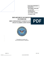 MIL HDBK 2150A Ship Compartment Nomenclature and Space Classification System