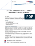 Cylinder Lubrication of Man 2-Stroke Engines With Talusia Universal