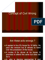 Concept of Civil Wrong