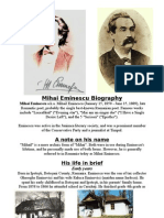 Mihail Eminescu Biography