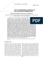 Enhancement of Antimicrobial Potential Of: Phyllanthus Niruri by Fermentation