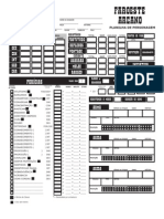 Faroeste Arcano - Ficha de Per