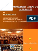 Event Management-A New Outlook in Services: Prof Geeta Naidu