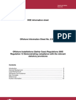 Offshore Installations (Safety Case) Regulations 2005 (PDF 181KB)