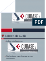 Tutorial Cubase 5. Edición de Audio. Fades, Edición Muestras