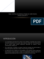 Control de Interfaz A Travez de Computadora