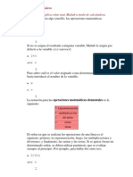 Comandos Básicos de Matlab