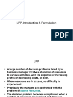 LPP Formulation