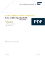 SAP® CRM Sales Mobile Application: Setup and Configuration Guide