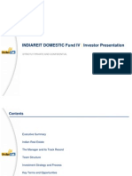 Indiareit Domestic Fund IV Presentation