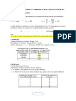 Bioestadistica Ejercicios 2011