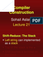 Compiler Construction: Sohail Aslam