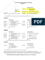 Sample Electrical Engineering Degree Program 2012-2013