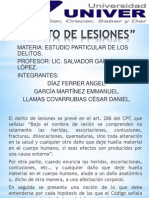 Delito de Lesiones