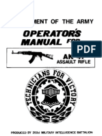 AK47 US Army Operators Manual