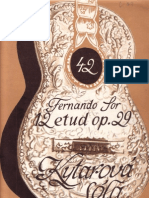 Fernando Sor - 12 Estudos Op, 29 - Guitar Scores