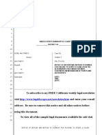 Sample Motion To Dismiss Adversary Complaint Objecting To Discharge Under Section 727