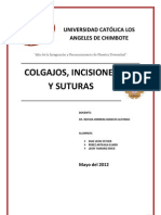 Incision, Colgajo y Sutura