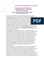 Conferencia Steiner 30 Marzo 1918 - Las Almas de Los Pueblos y El Misterio Del Gólgota (10 Pags)