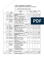 Alagappa University, Karaikudi Revised Syllabus Under Cbcs Pattern (W.E.F. 2011-12) B.C.A. - Programme Structure