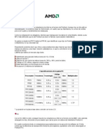 Especificaciones de La Gama K5 Procesador Frecuencia Tecnología Voltaje Bus Multiplicador Core I/O