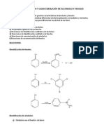 Identificación y Caracterización de Alcoholes y Fenoles