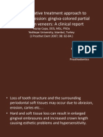 An Alternative Treatment Approach To Gingival Recession: Gingiva-Colored Partial Porcelain Veneers: A Clinical Report