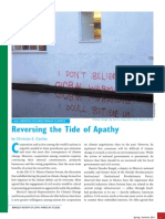 Casillas - Reversing The Tide of Apathy For Climate Change - Berkeley Review - 2011