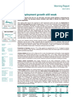 US Employment Growth Still Weak: Morning Report