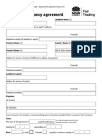 Residential Tenancy Agreement: Standard Form