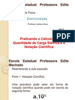 AULA 3 - Exercícios Sobre Eletricidade - Quantidade de Carga Elétrica