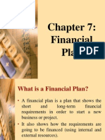 Chap 7 Financial Plan