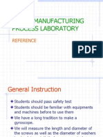 Me 300 Manufacturing Process Laboratory