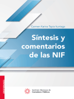 Síntesis y comentarios de las NIF