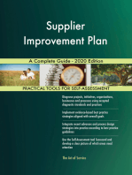 Supplier Improvement Plan A Complete Guide - 2020 Edition