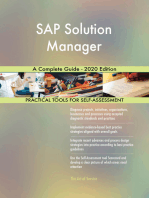 SAP Solution Manager A Complete Guide - 2020 Edition