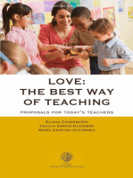 Love: the best way of teaching: Proposals for today’s teachers