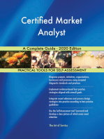 Certified Market Analyst A Complete Guide - 2020 Edition