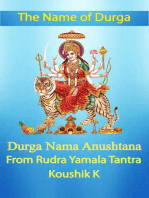 The Name of Durga: Durga Nama Anushthana