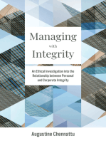 Managing with Integrity: An Ethical Investigation into the Relationship between Personal and Corporate Integrity